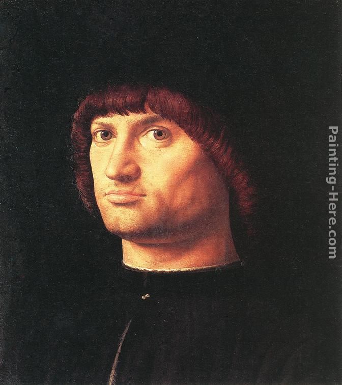 Portrait of a Man (Il Condottiere) painting - Antonello da Messina Portrait of a Man (Il Condottiere) art painting